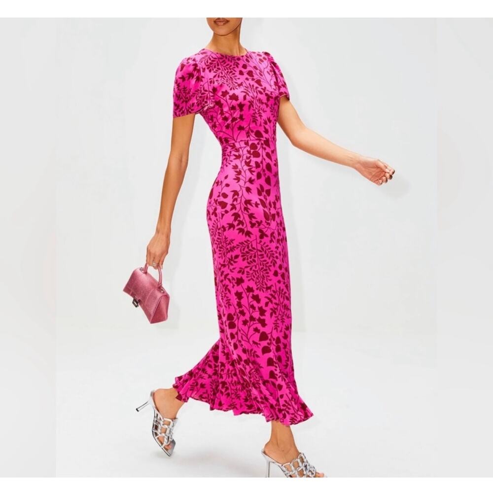 NWT Rhode Lulani Dress in Caledonia Magic Pink Floral Size 0